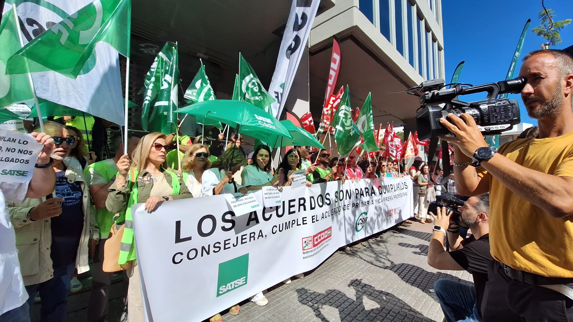 Concentración de Sanidad en Cádiz